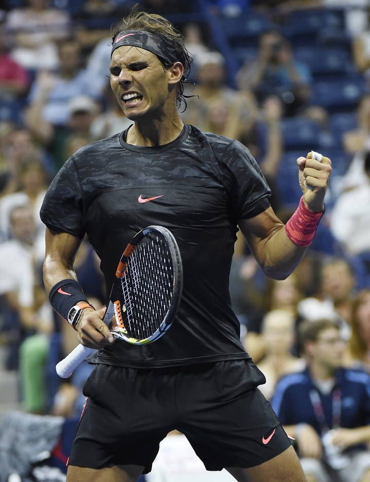 Imágenes de la victoria de Nadal en su estreno en el US Open