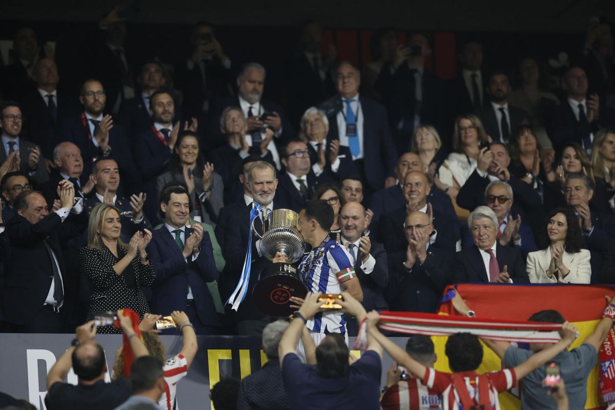 Final de Copa: Atlético de Madrid - Real Sociedad, en imágenes.