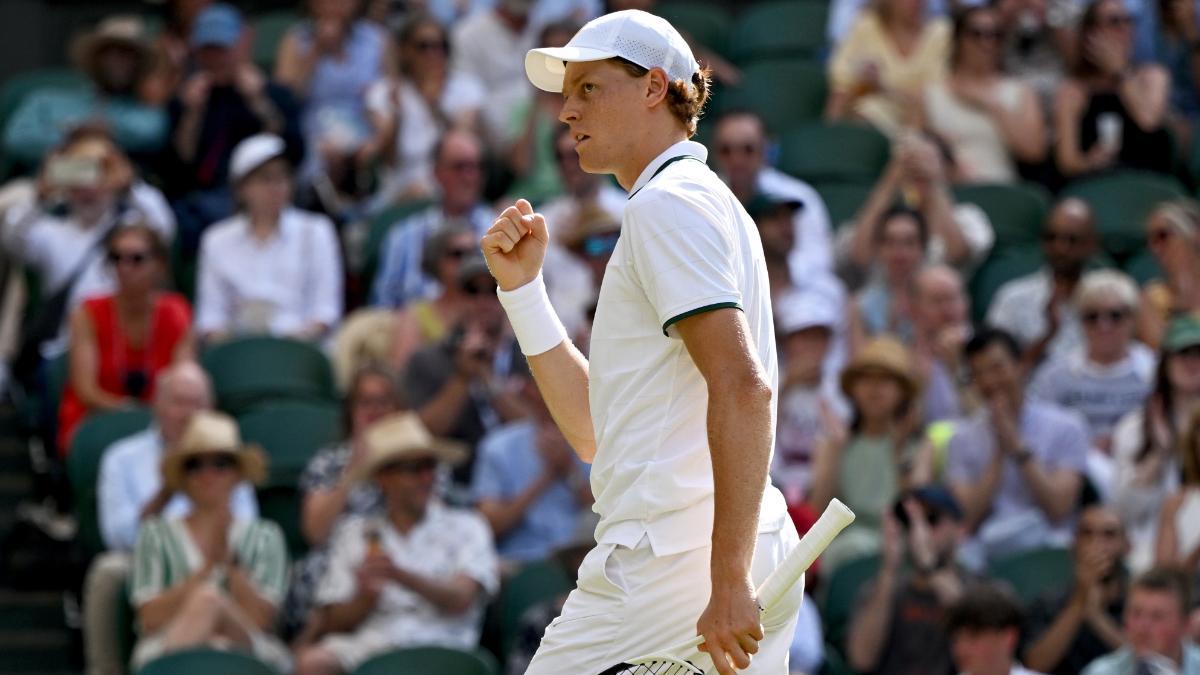 Sinner celebra ante Djokovic