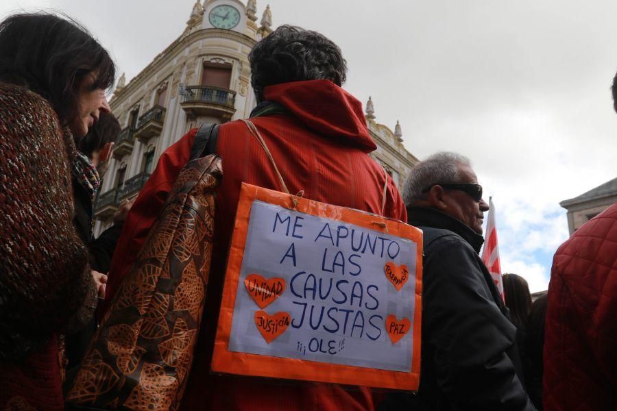 Manifestación por las pensiones en Zamora