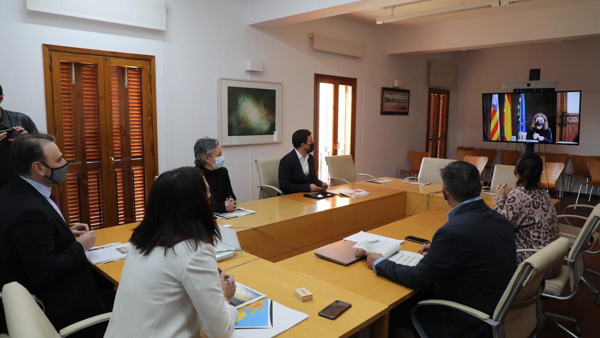 Un momento de la presentación del presupuesto de la CAIB para Formentera