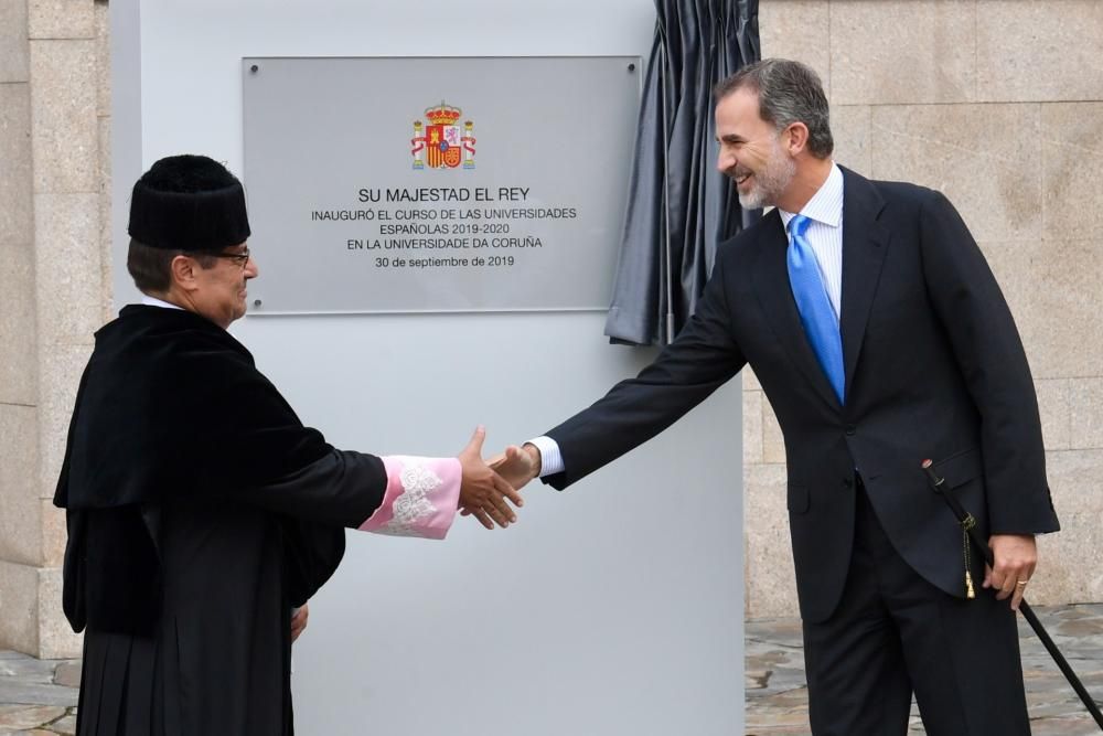 El rey Felipe VI inaugura el curso en A Coruña