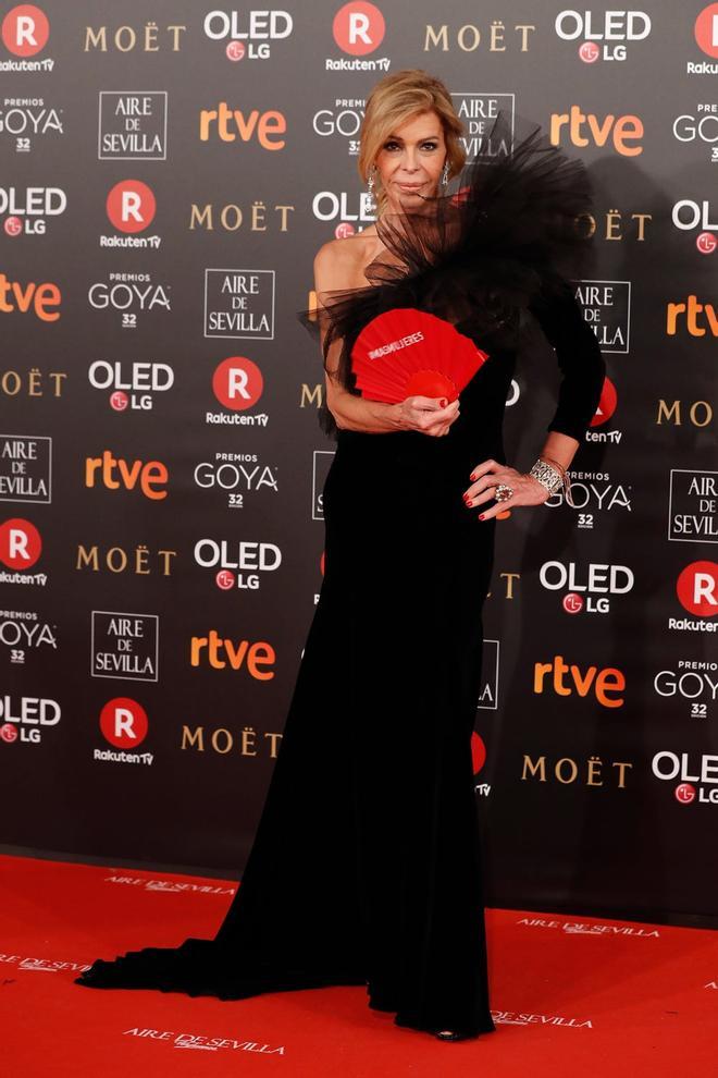 Premios Goya 2018: Bibiana Fernández con vestido de YolanCris