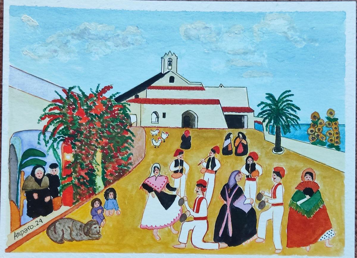 Obra 'Baile payés en San Lorenzo'