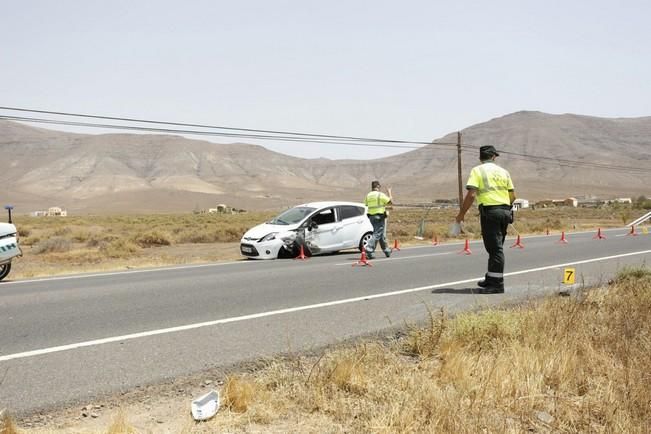 Choque entre dos automóviles en Fuerteventura