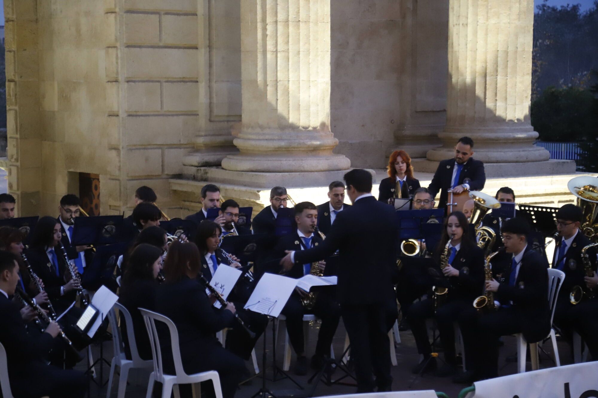 Concierto en la Puerta del Puente a cargo de la Banda de la Estrella, en una imagen de archivo.