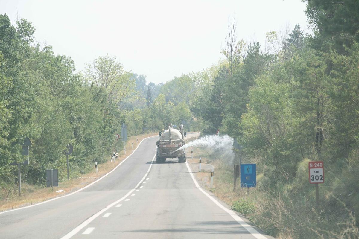 Incendio Peña de Riglos