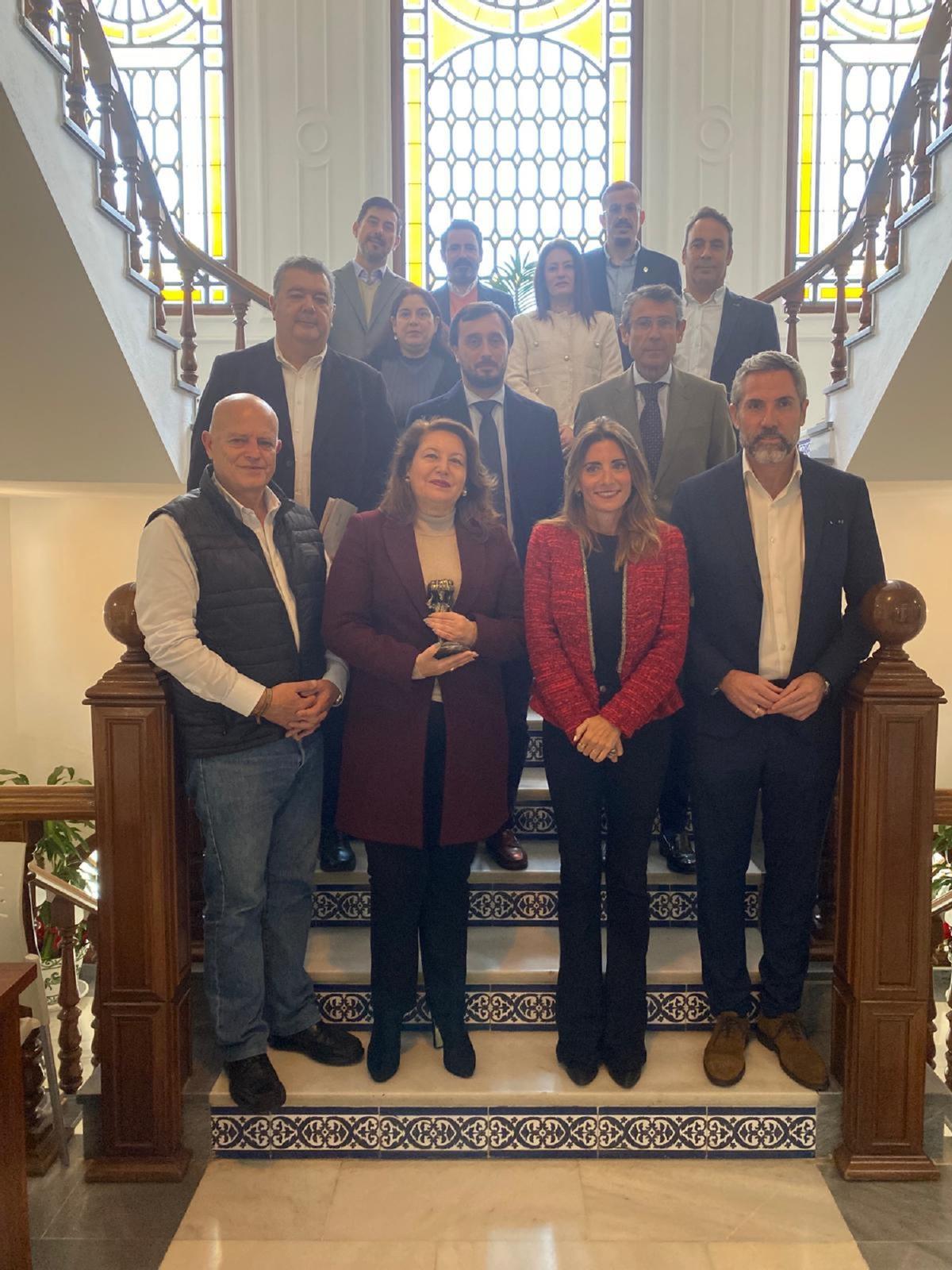 Carmen Crespo ha realizado una visita institucional al Ayuntamiento de Mijas.