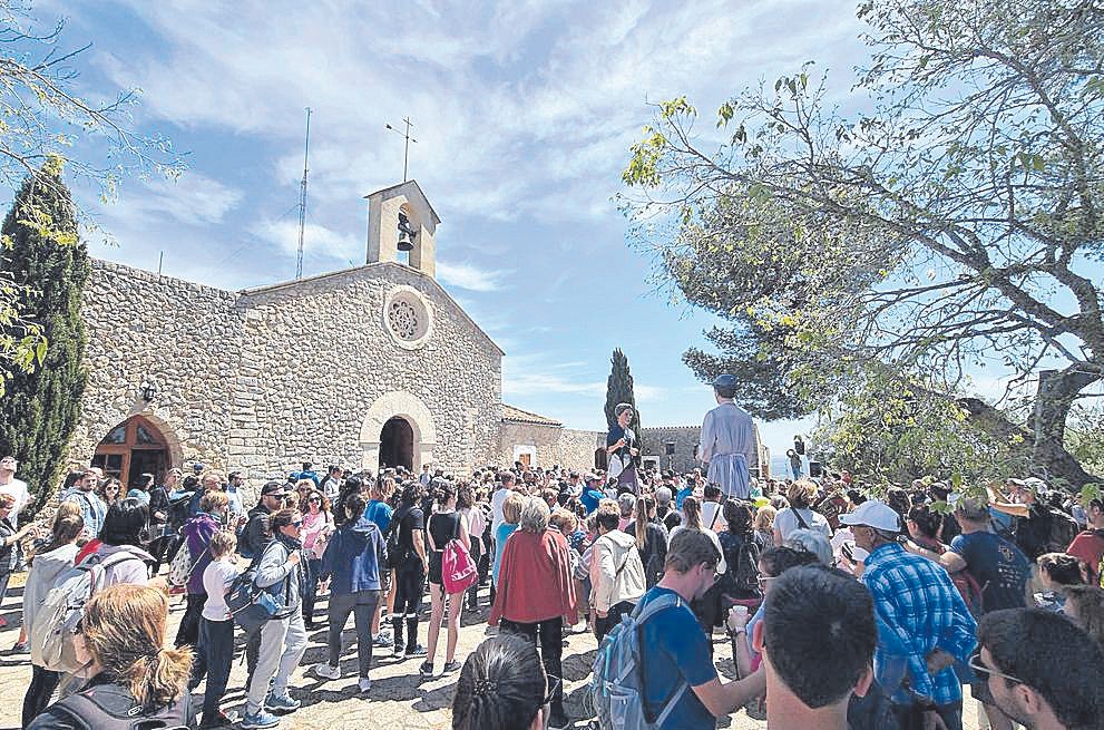 Pancaritat en el Puig de Santa Magdalena.