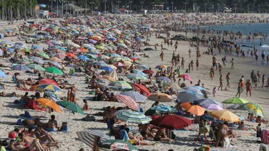 Galicia superó  este verano  la temperatura  media de España