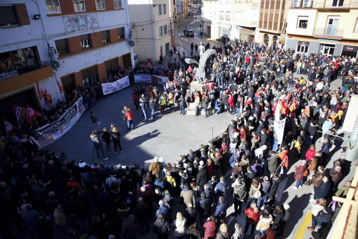 Manifestación en Andorra por una transición justa