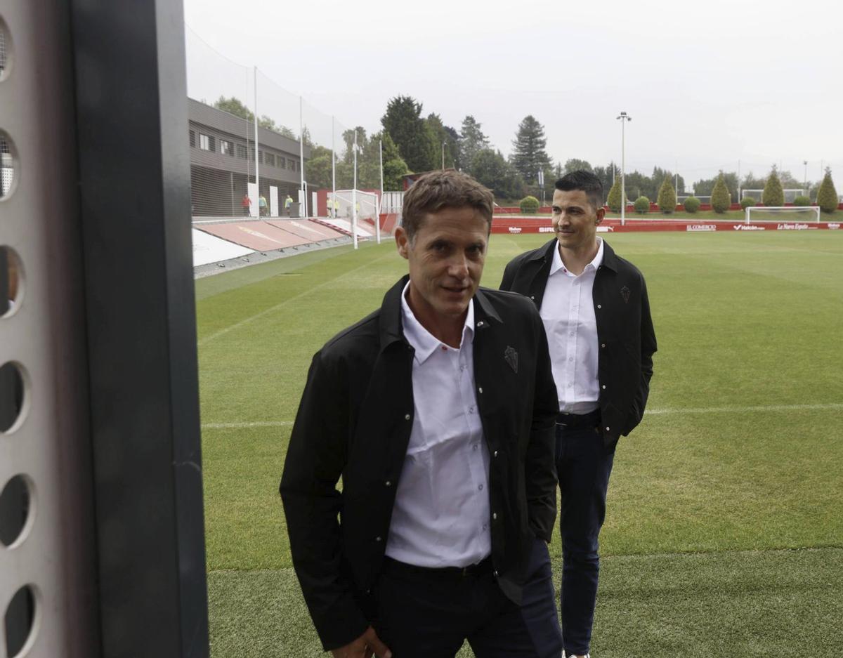 Felipe Vega-Arango, en primer término, seguido de Israel Villaseñor, en Mareo.