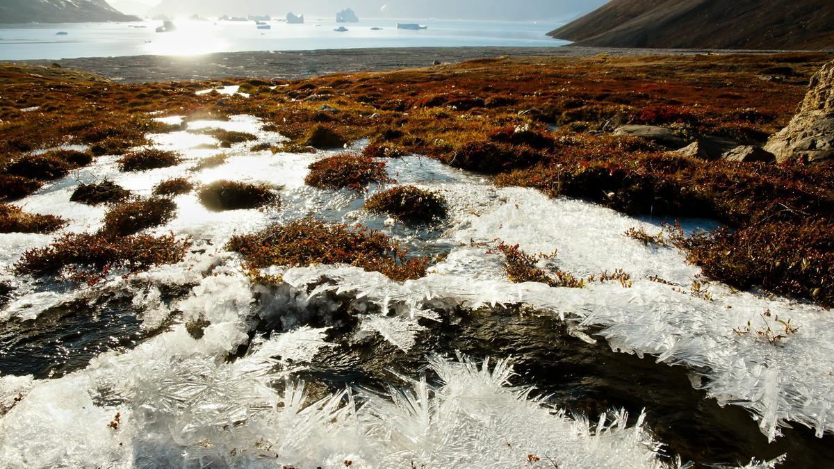 El permafrost se derrite por las fuertes lluvias en verano