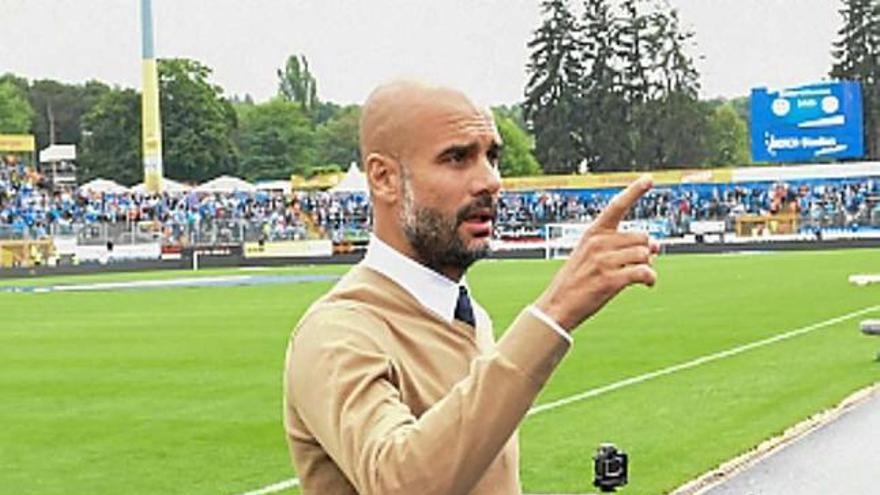 El tècnic Pep Guardiola