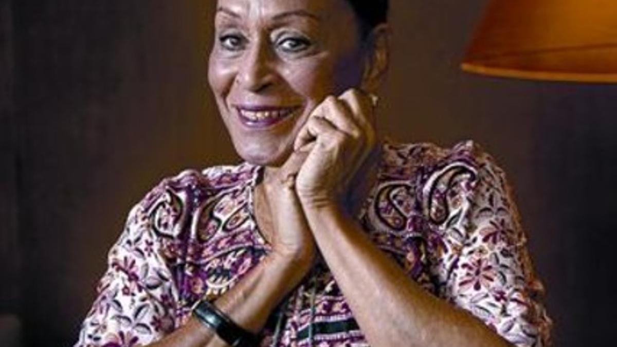 La cantante cubana Omara Portuondo, que hoy actúa en Tarragona con Buena Vista Social Club.