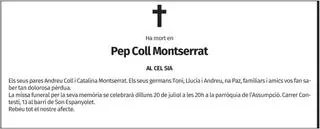 Pep Coll Montserrat