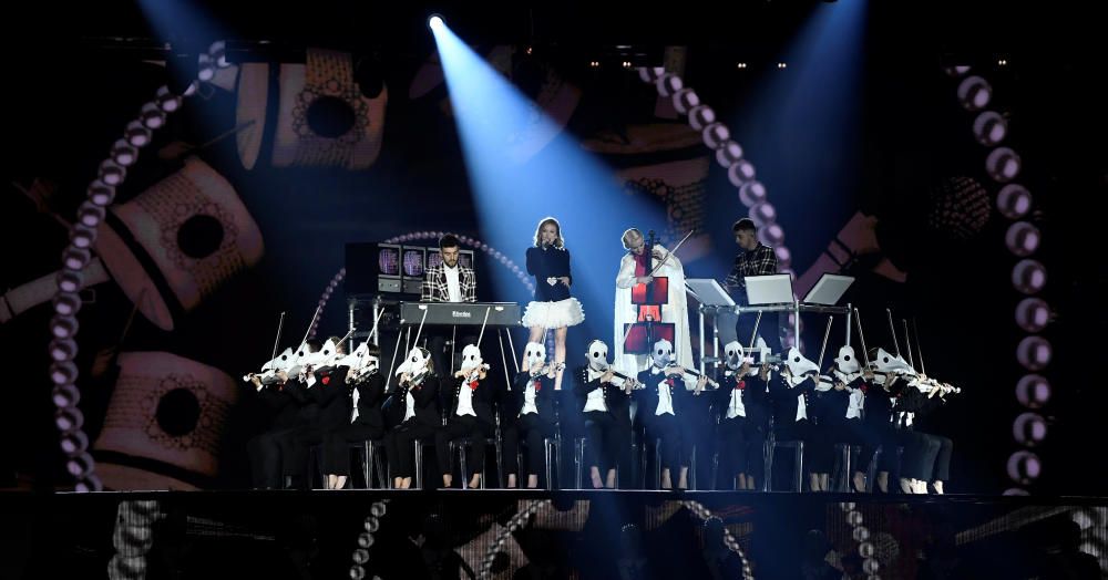 British group Clean Bandit perform at the 2017 ...