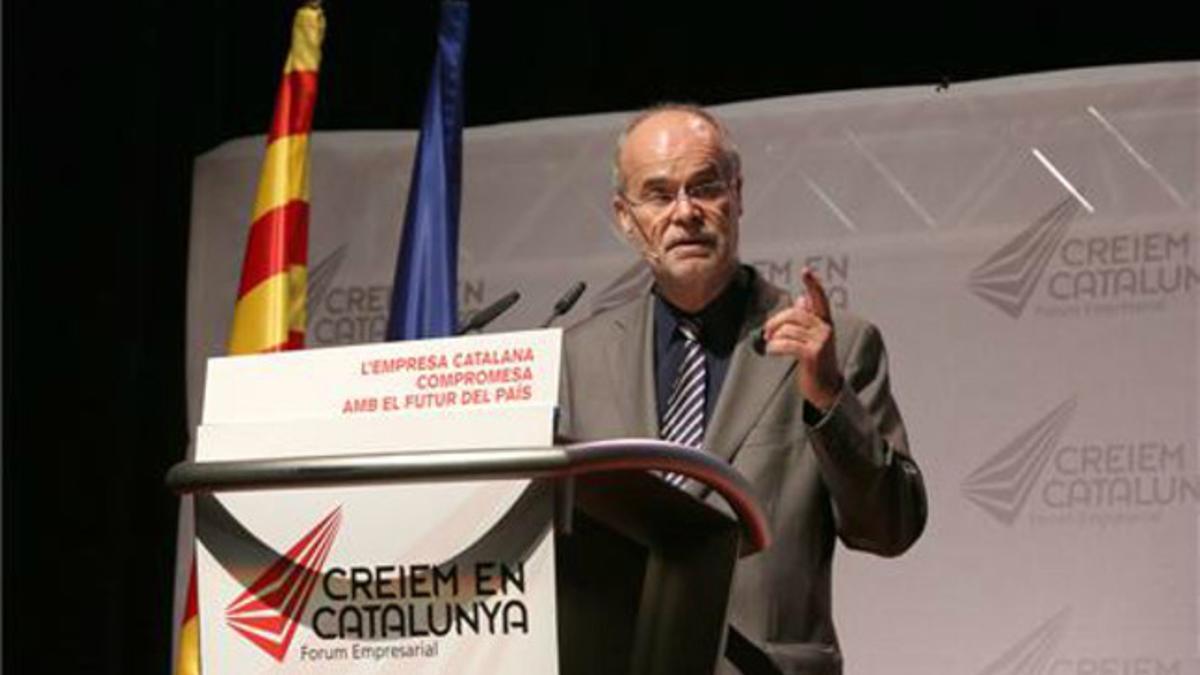 Antoni Castells en el Fòrum d'Empresaris Catalunya.