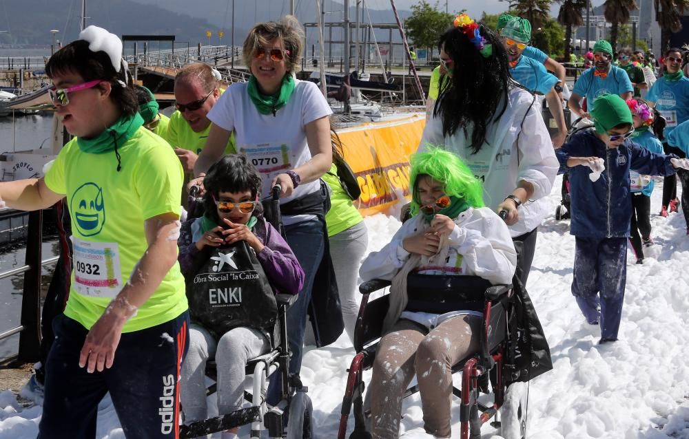 Alrededor de 1.500 personas personas participaron esta mañana en una carrera de obstáculos adaptada para corredores con discapacidad