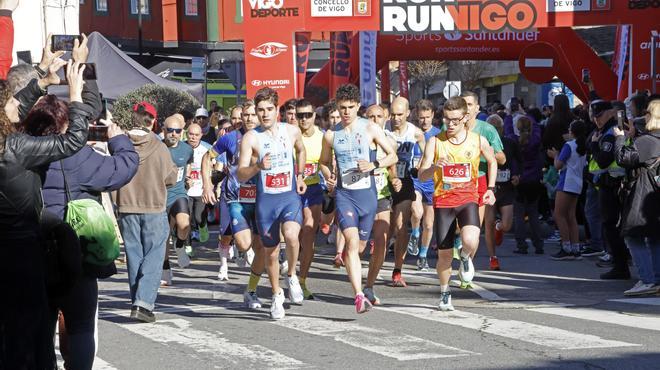 Julia Vaquero y Mario Rodríguez ganadores de la carrera 10K de Teis