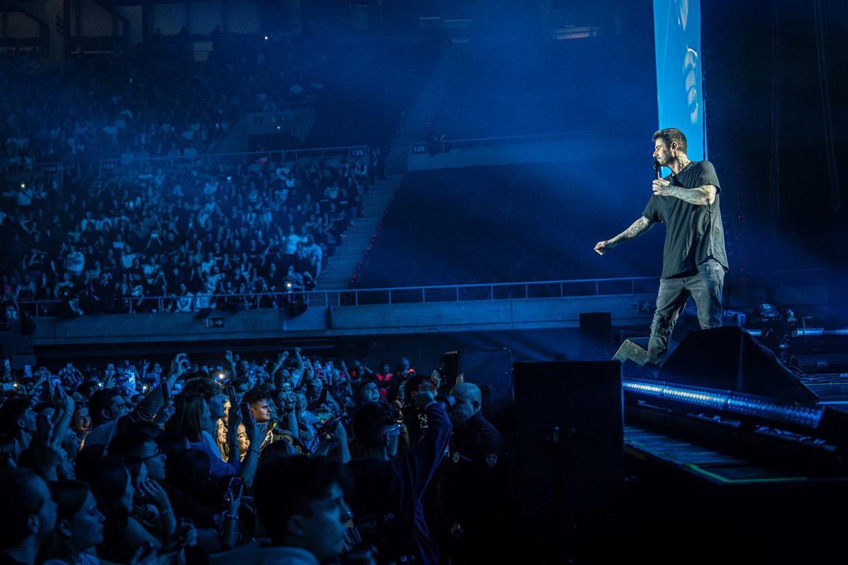 Primer concierto de Melendi en el Palau Sant Jordi