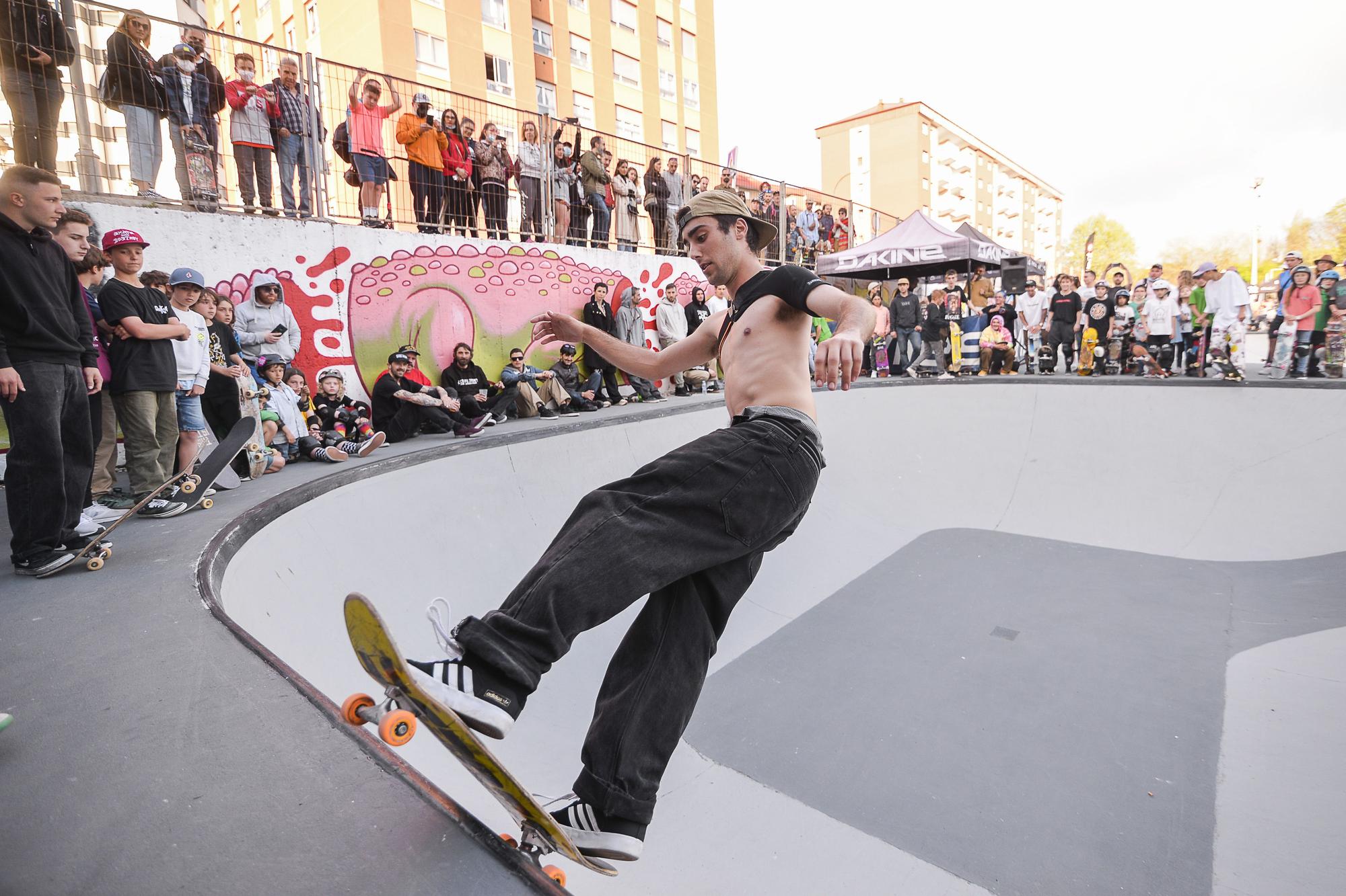 El skate abre las actividades deportivas del Bollo