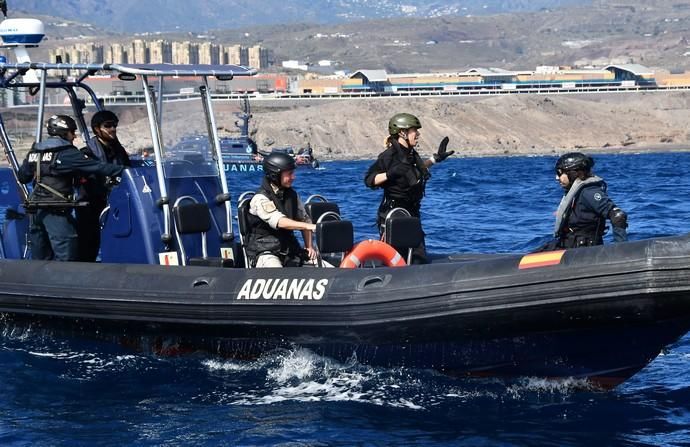 08/05/2019 TALIARTE. TELDE. Simulacro del ejército de operación contra el tráfico de drogas . Fotógrafa: YAIZA SOCORRO.  | 08/05/2019 | Fotógrafo: Yaiza Socorro