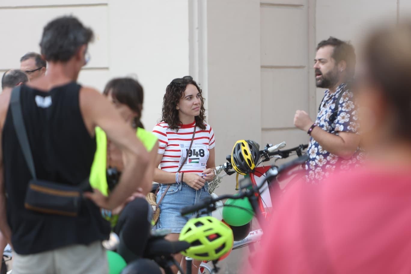 La revuelta ciclista en Alicante por Palestina, en imágenes