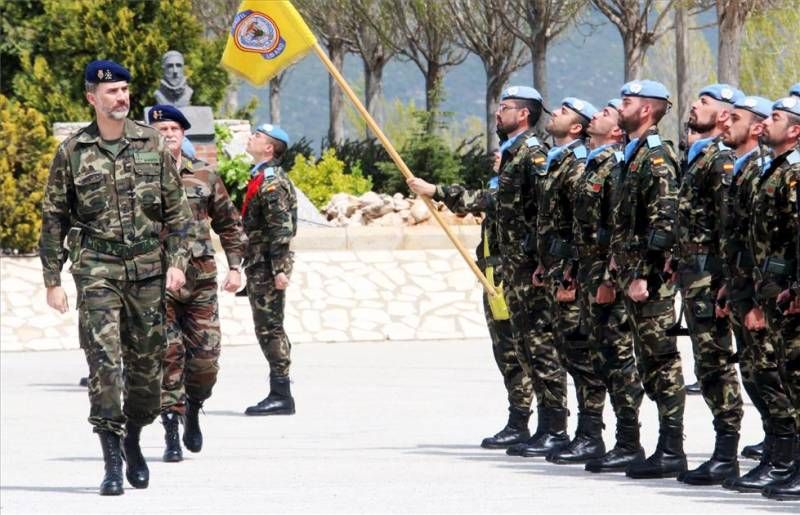 FOTOGALERÍA / Visita del Rey a la base de la Brigada de Cerro Muriano en Líbano