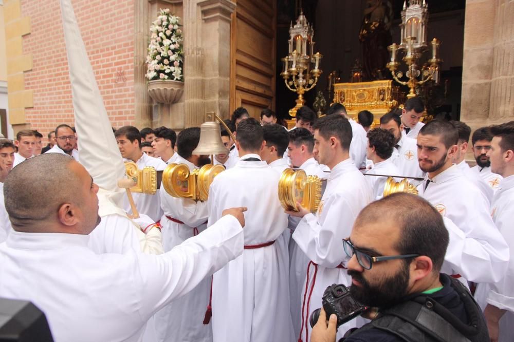 Las imágenes del Resucitado, la procesión del Domingo de Resurrección que pone punto final a la Semana Santa de Málaga