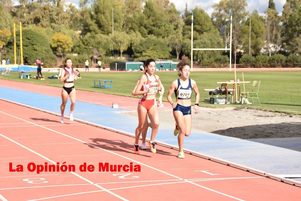 Regional absoluto y sub-23 de atletismo en Lorca (I)