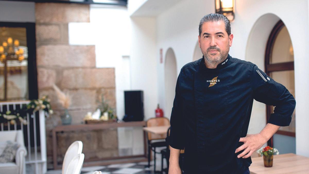 Jorge Galán, chef del Restaurante las Corchuelas del Hotel Hospes Palacio de Arenales &amp; Spa.