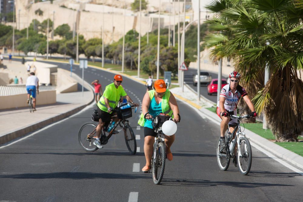 Una ciclovía pone fin a la Semana de la Movilidad