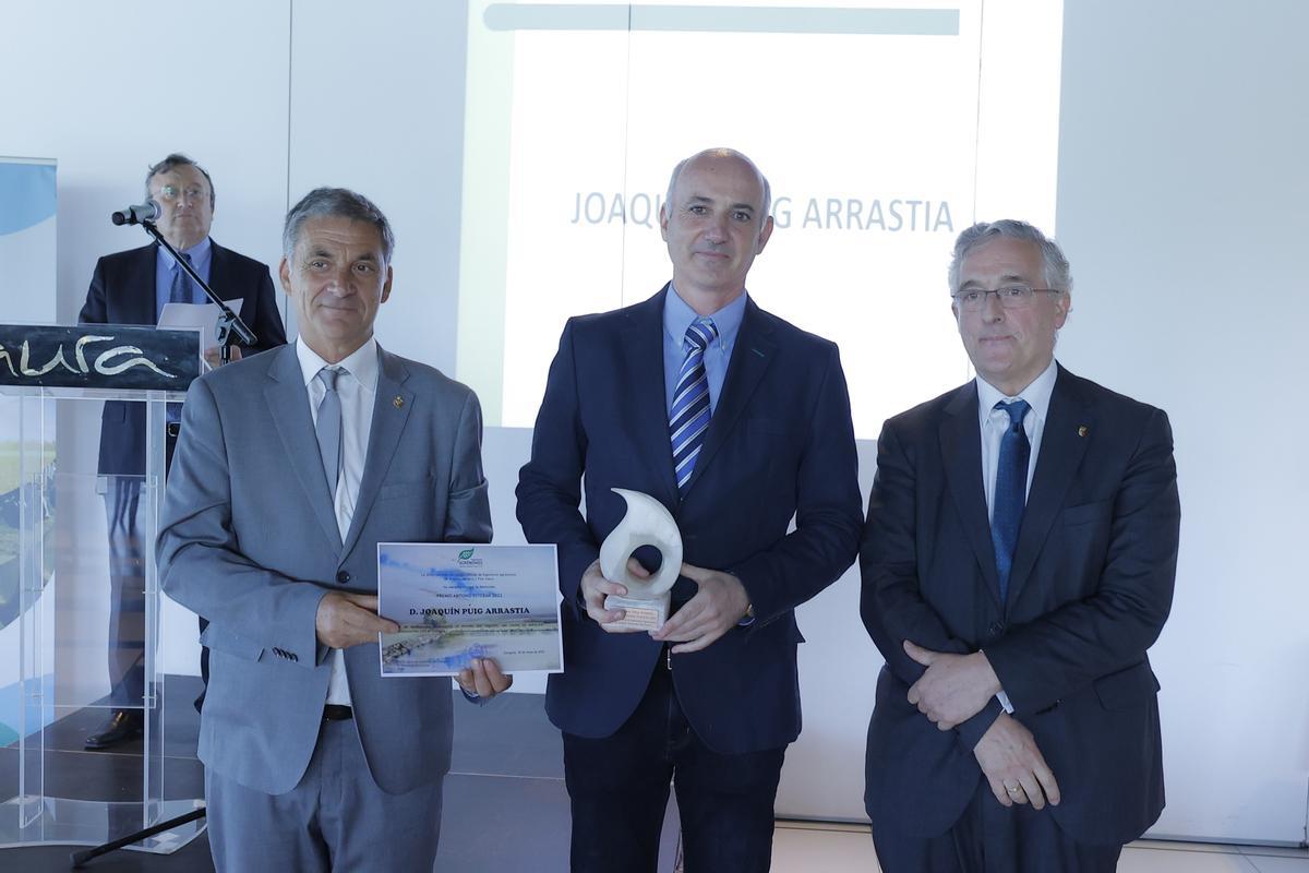 El Premio Antonio Esteban 2022 recayó en el colegiado Joaquín Puig Arrastia de Navarra, actual subdirector de INTIA.