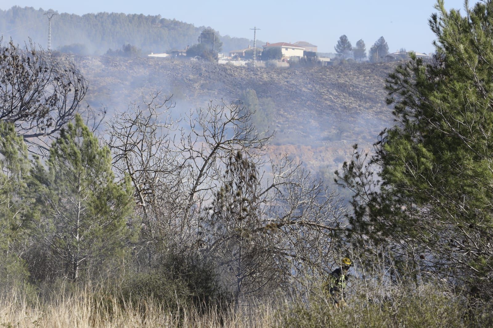 Las imágenes del incendio de Real