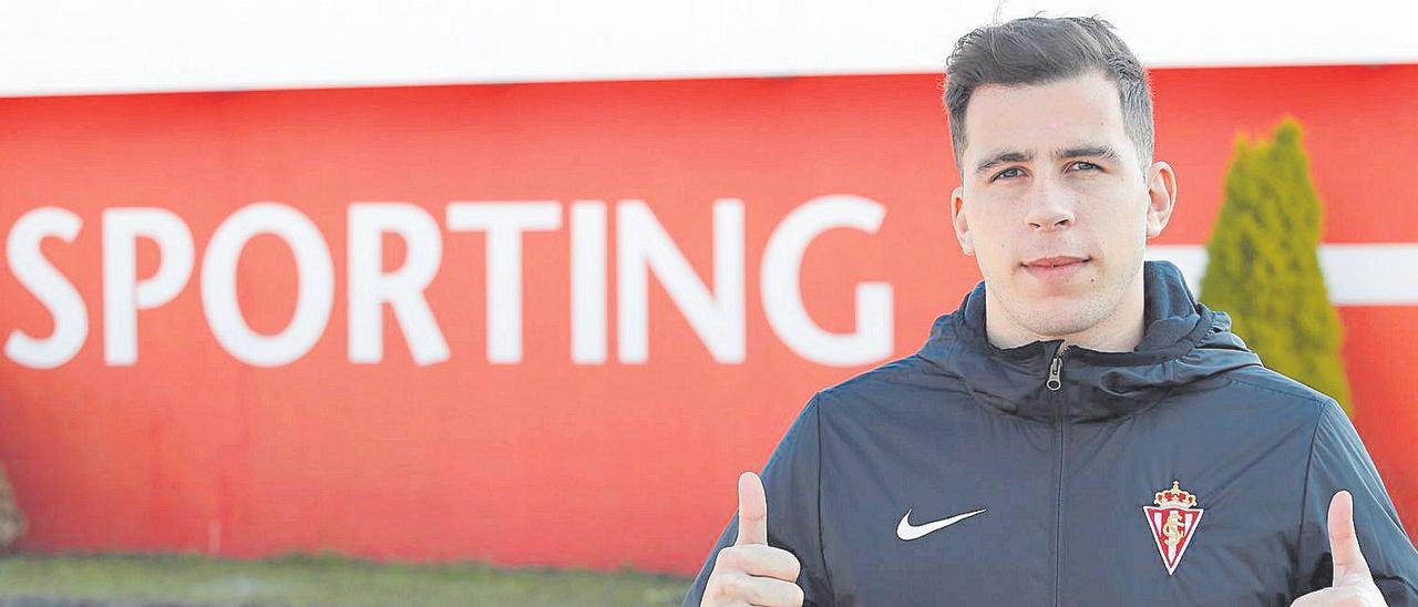 Christian Rivera, jugador del Sporting de Gijón y ex de la UD Las Palmas.