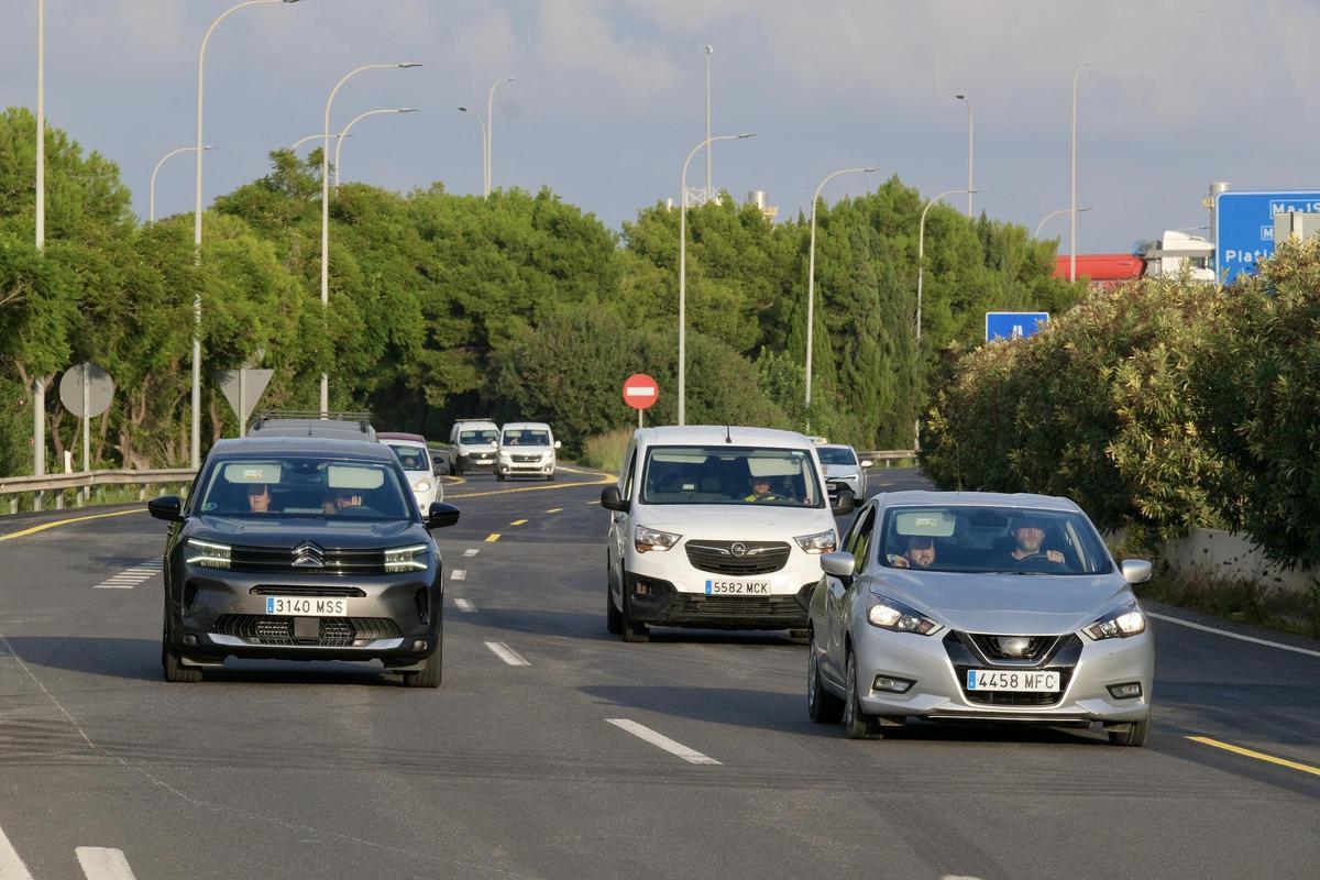 La autopista del aeropuerto tendrá un cuarto carril de la rotonda del Molinar al enlace con la Via de Cintura