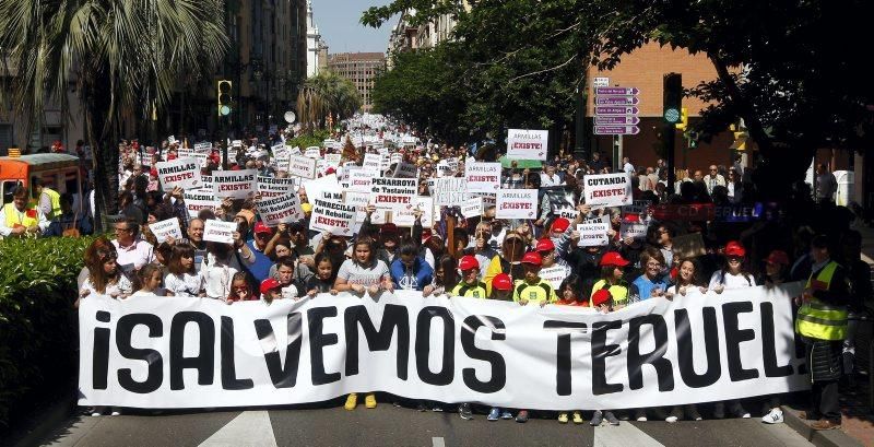 Manifestación: 'Salvemos Teruel'