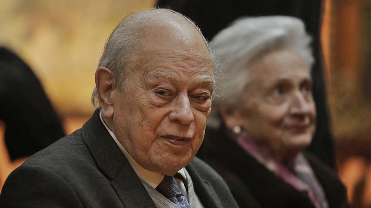 Jordi Pujol i Marta Ferrusola, en una imatge de febrer de 2020. | JOAN MATEU PARRA