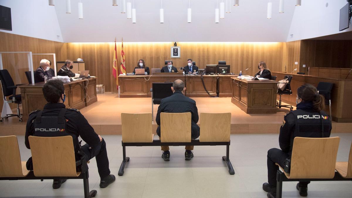 Vista general de la Audiencia de Huesca donde se celebra el juicio.