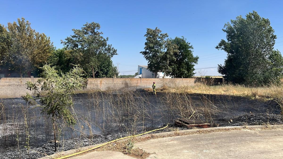 Pequeño incendio en Morales de Toro