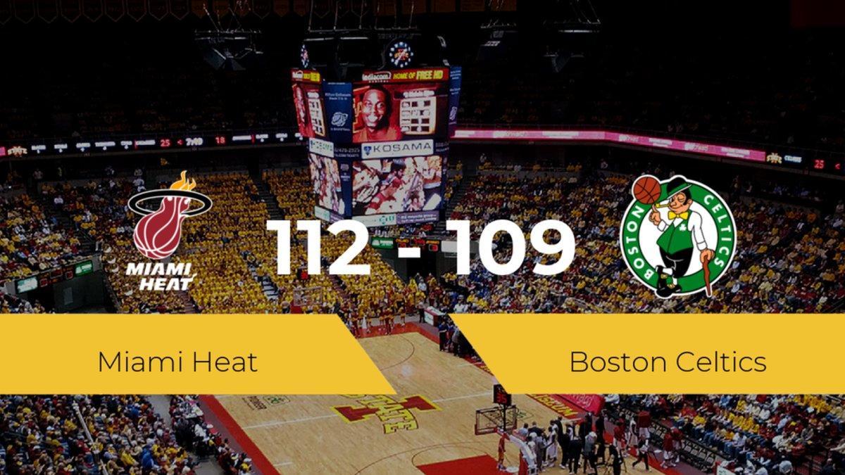 Miami Heat se impone por 112-109 frente a Boston Celtics