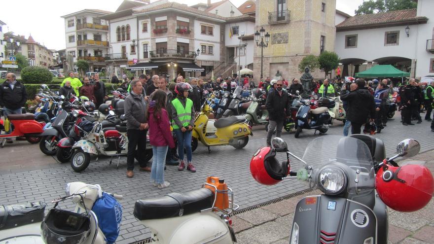 Invasión de Vespas este sábado en los Picos de Europa