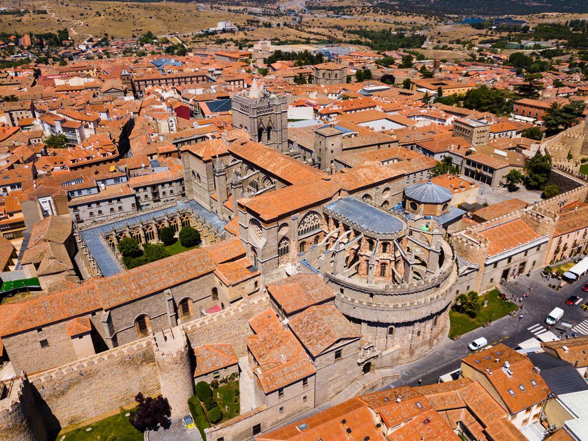 Panorámica del centro histórico de Ávila