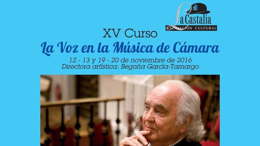 Cartel del concierto en homenaje a García Abril.