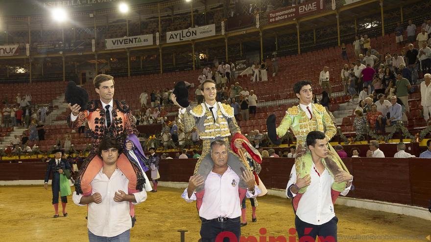 Novillada en la Feria Taurina de Murcia (José María Trigueros, Víctor Acebo y Marco Pérez)