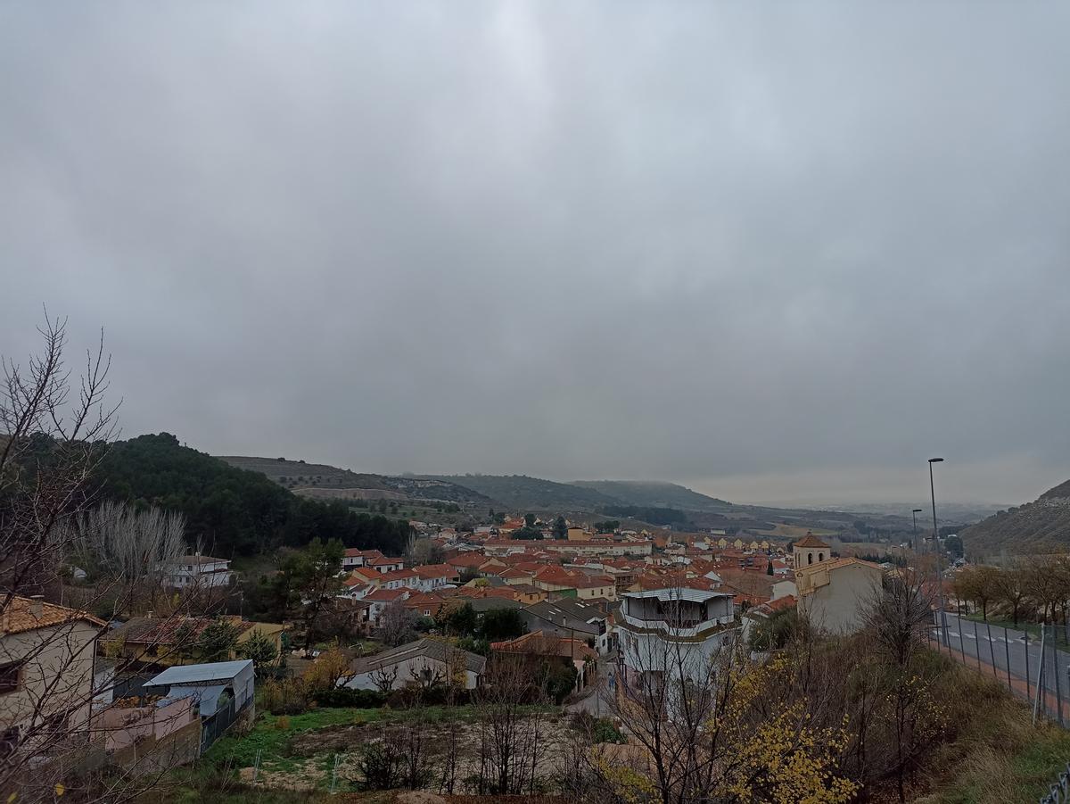 Vista del núcleo urbano de Villalbilla, desde El Mirador. 
