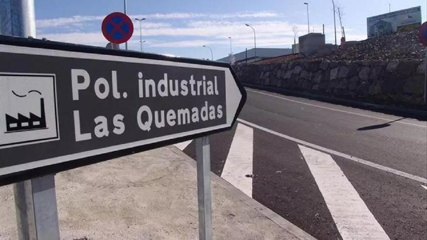 Fallece un motorista de 54 años en un accidente en el polígono de Las Quemadas