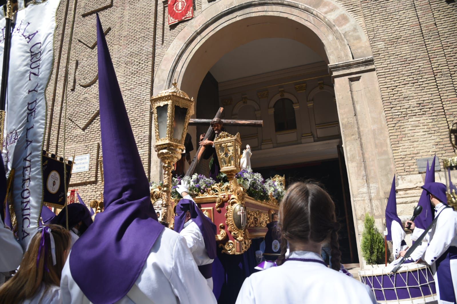 En imágenes | Procesiones del Jueves Santo en Zaragoza