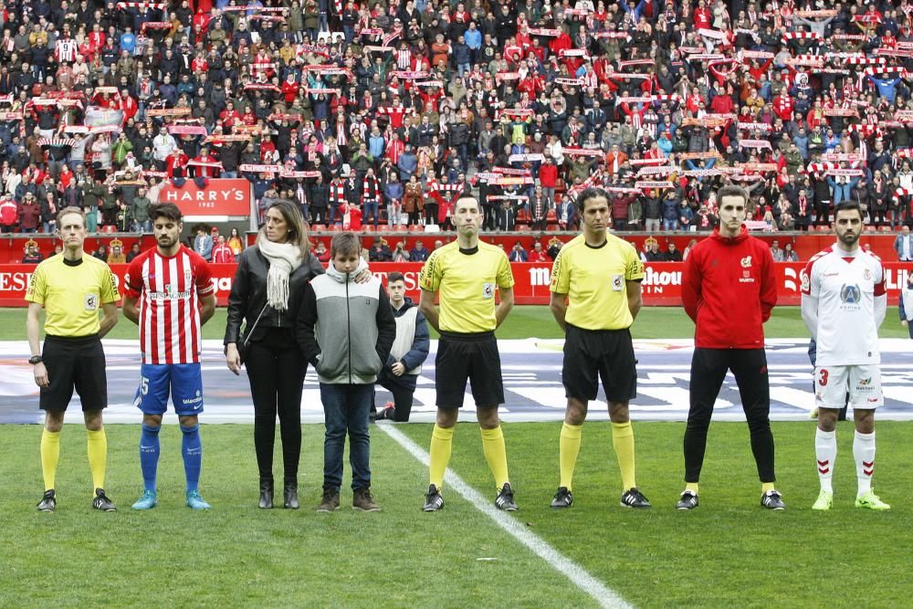 El partido entre el Sporting y la Cultural Leonesa, en imágenes